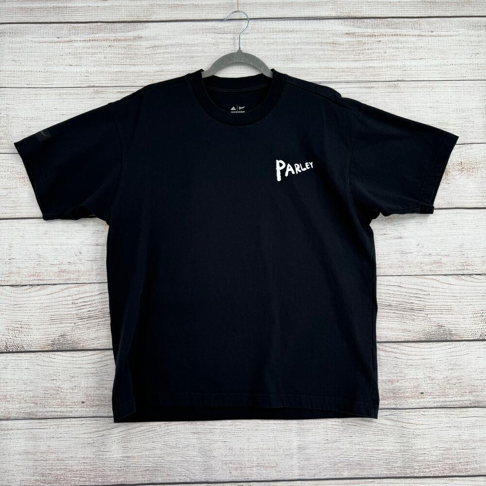 Adidas x Parley for the Oceans Short Sleeve T-Shirt Adult Medium Black